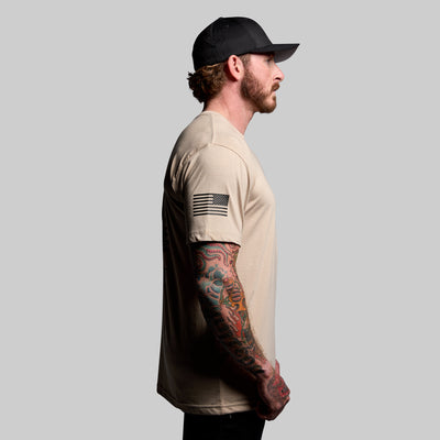 Tactical Skull Tee (Tan)