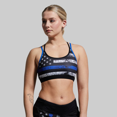 Warrior Sports Bra (Thin Blue Line)