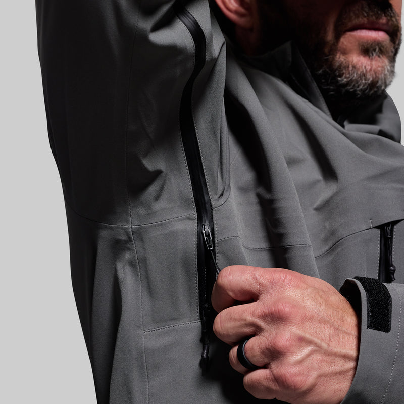 Mission FLEX Rain Jacket (Wolf Grey)