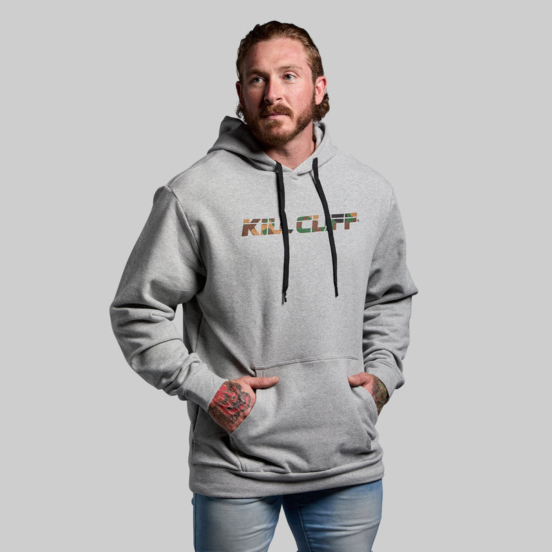 Kill Cliff Hoodie (Heather Grey-Horizontal Camo)