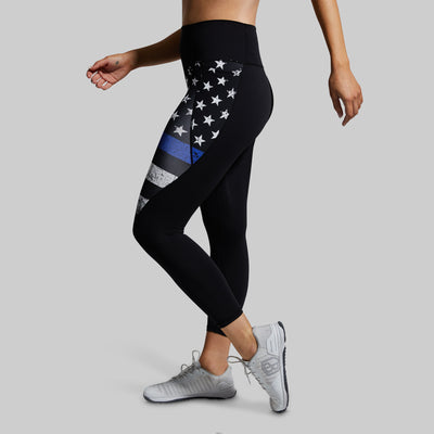 Synergy Legging w/ Pockets (Thin Blue Line)