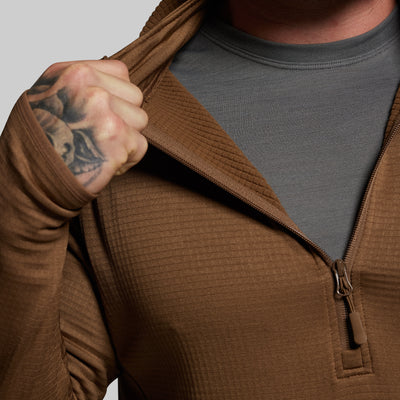 Quiver Half Zip Hoodie 2.0 (Coyote Brown)