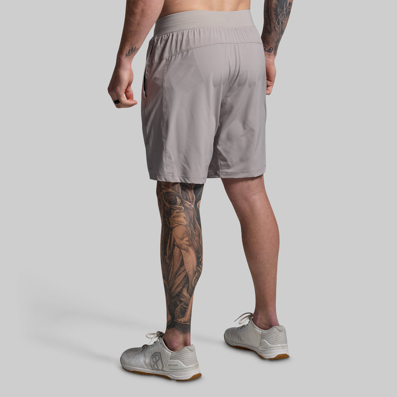 Versatile Short w/ Compression 9" (Stone)