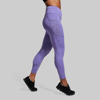 Women's Pace Running Tight (Periwinkle)