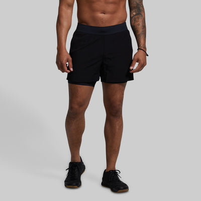 Versatile Short w/ Compression 5" (Black)