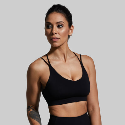 Exhale Sports Bra (Black)