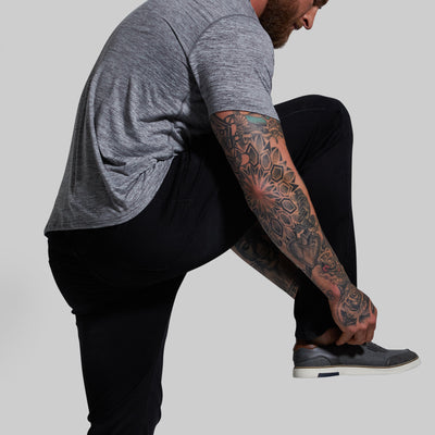 FLEX Stretchy Athletic Fit Jean (Black)