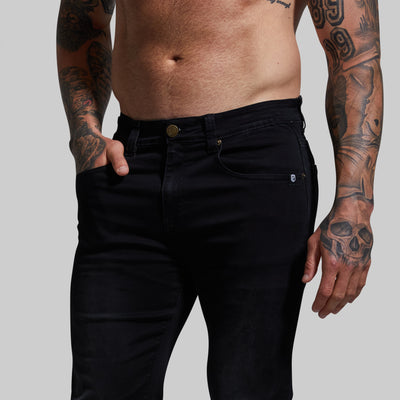 FLEX Stretchy Athletic Fit Jean (Black)