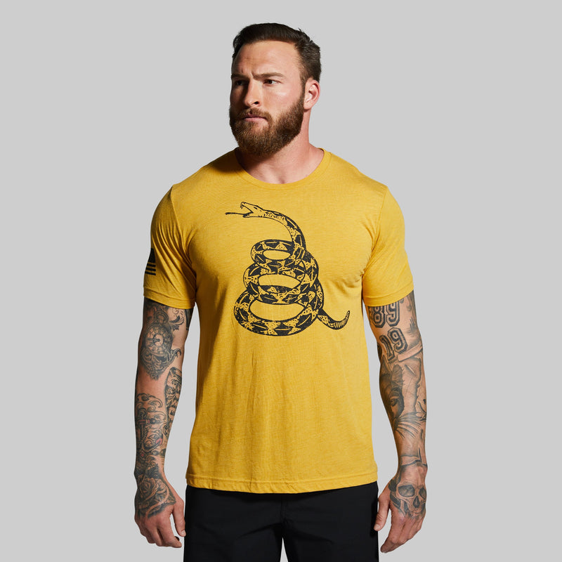 Gadsden Flag Tee (Mustard)