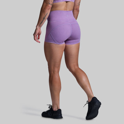 Your Go To Booty Short (Washed Orchid)