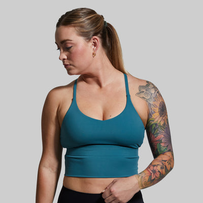 Om The Day Sports Bra 2.0 (Aquastone)