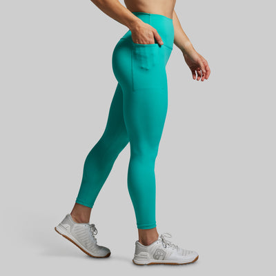 Your Go To 7/8 Legging w/ Pockets 2.0 (Pool)