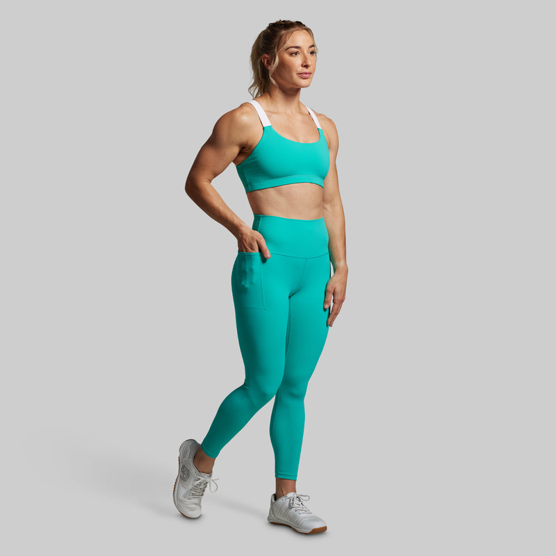 Your Go To 7/8 Legging w/ Pockets 2.0 (Pool)