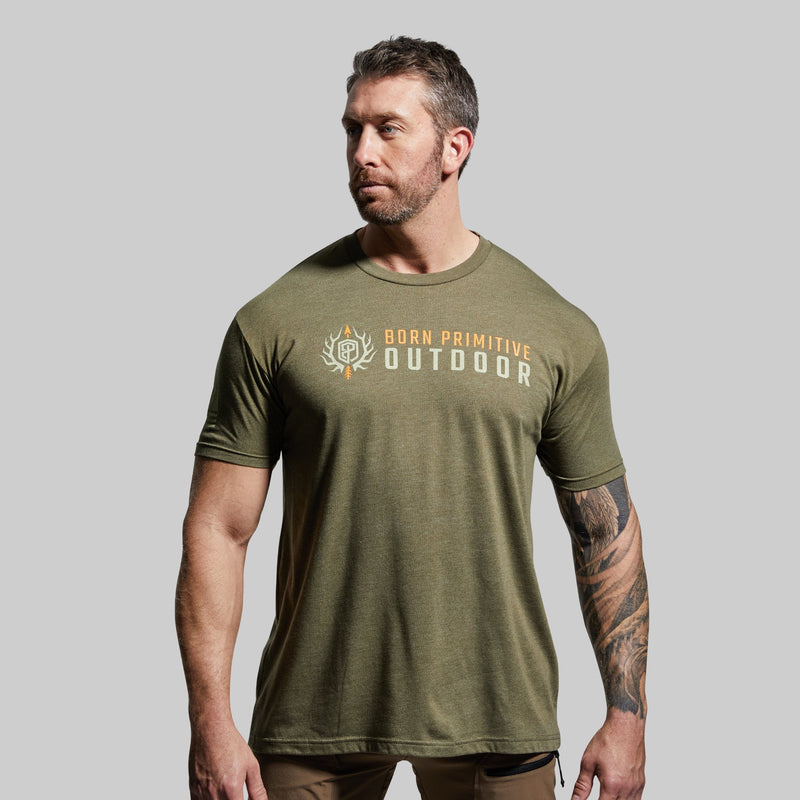 Outdoor Brand Tee (Tactical Green)