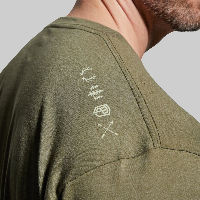 Outdoor Brand Tee (Tactical Green)