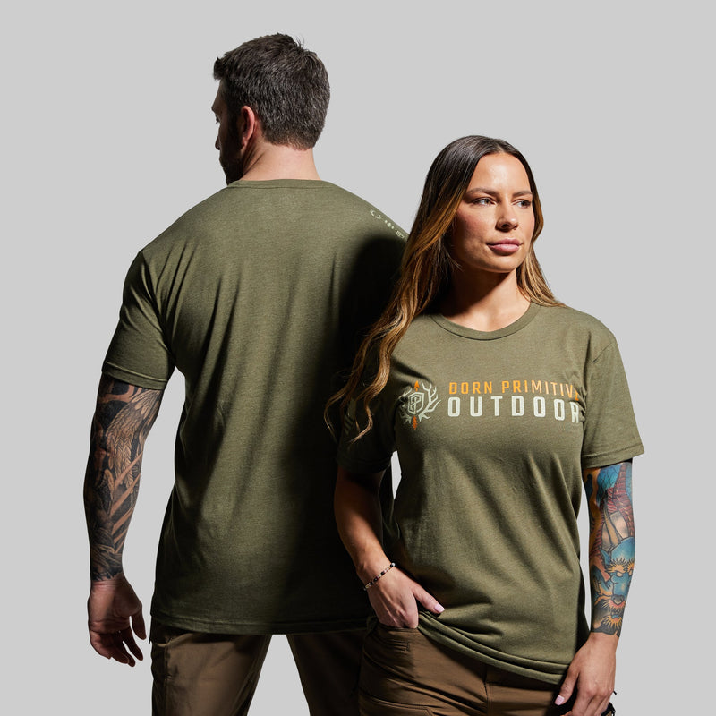 Outdoor Brand Tee (Tactical Green)