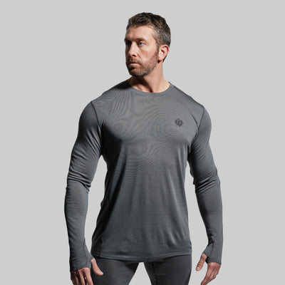 Men's Ridgeline Base Layer Top (Wolf Grey)