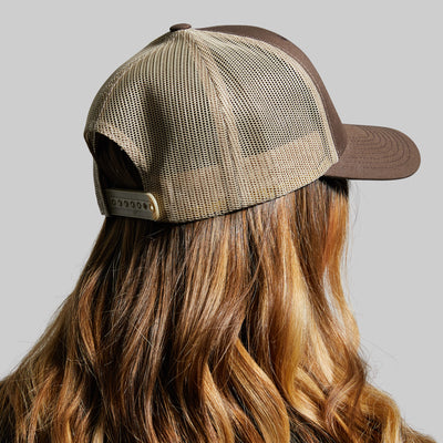 Outdoor Trucker Hat (Brown with Tan Mesh)