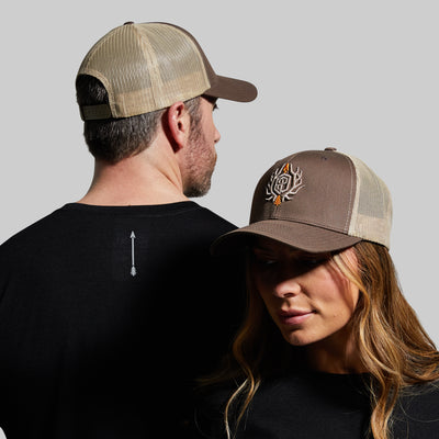 Outdoor Trucker Hat (Brown with Tan Mesh)