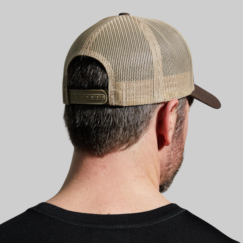 Outdoor Trucker Hat (Brown with Tan Mesh)