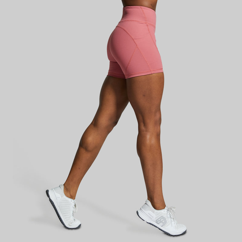 Stride Booty Short (Mauvewood)
