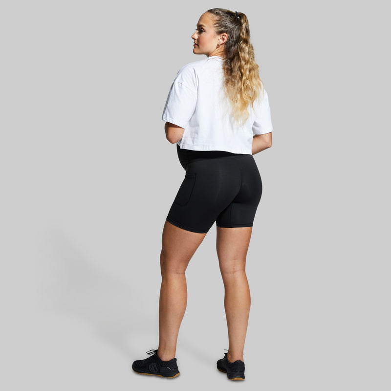 Maternity Biker Short (Black)