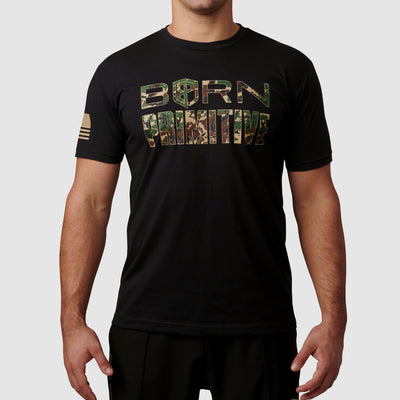 Hungriest Man Eats T-Shirt 2.0 (Woodland-Black/Tan)