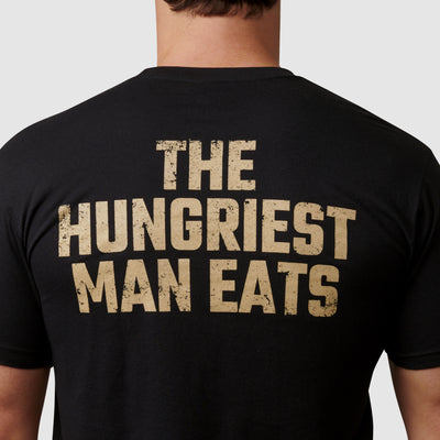 Hungriest Man Eats T-Shirt 2.0 (Woodland-Black/Tan)