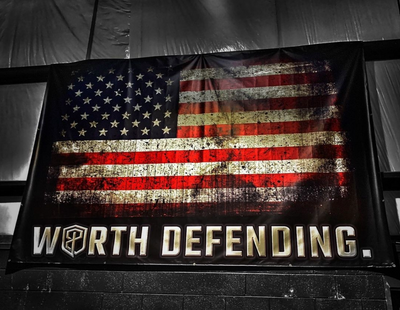 Worth Defending Banner (4 ft x 6 ft)