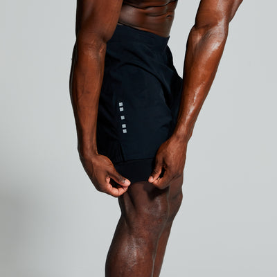 Men's Endurance Short w/ Compression (Black)