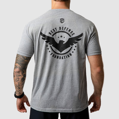 Best Defense Foundation T-Shirt (Dark Heather Grey)